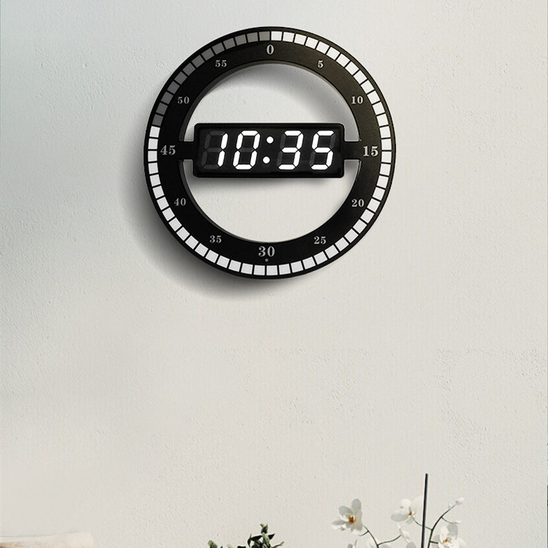 Digital LED wall clock