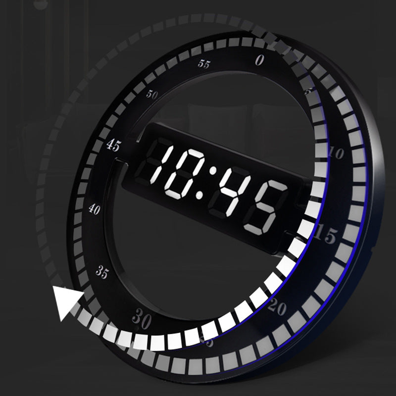 Digital LED wall clock