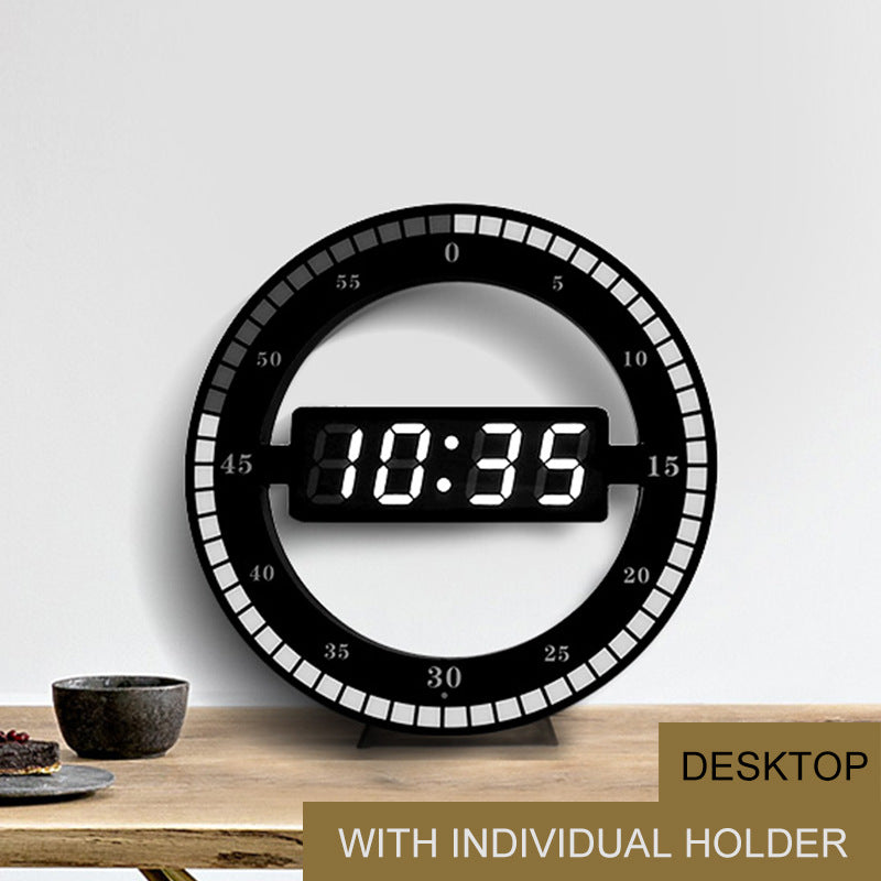 Digital LED wall clock