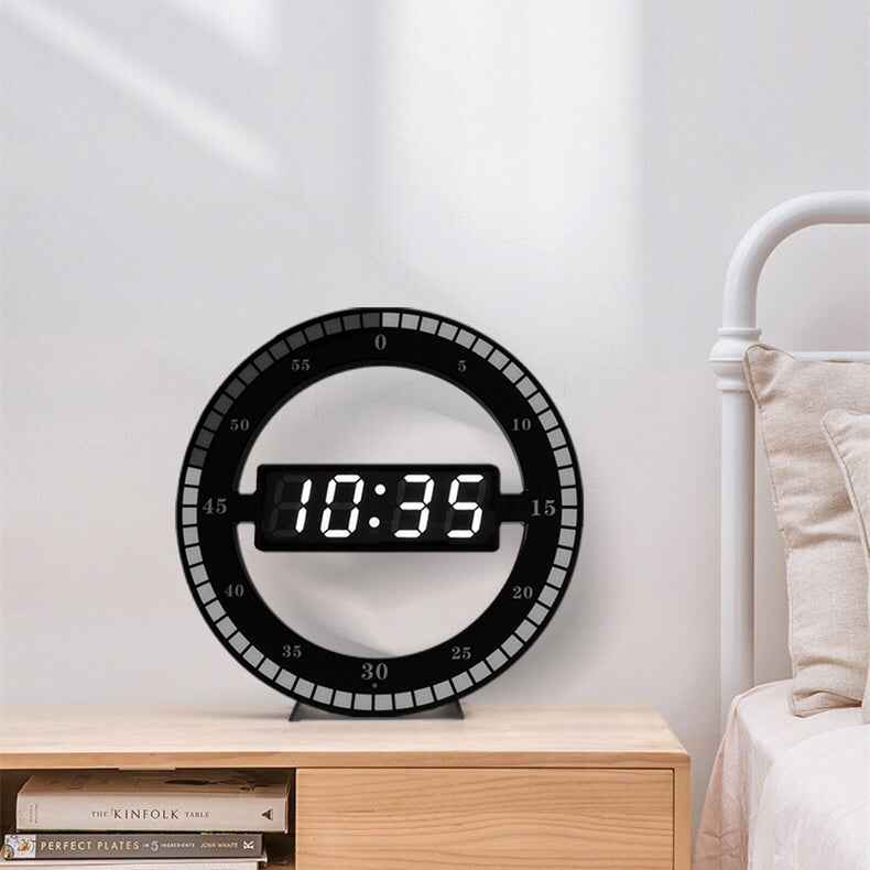 Digital LED wall clock