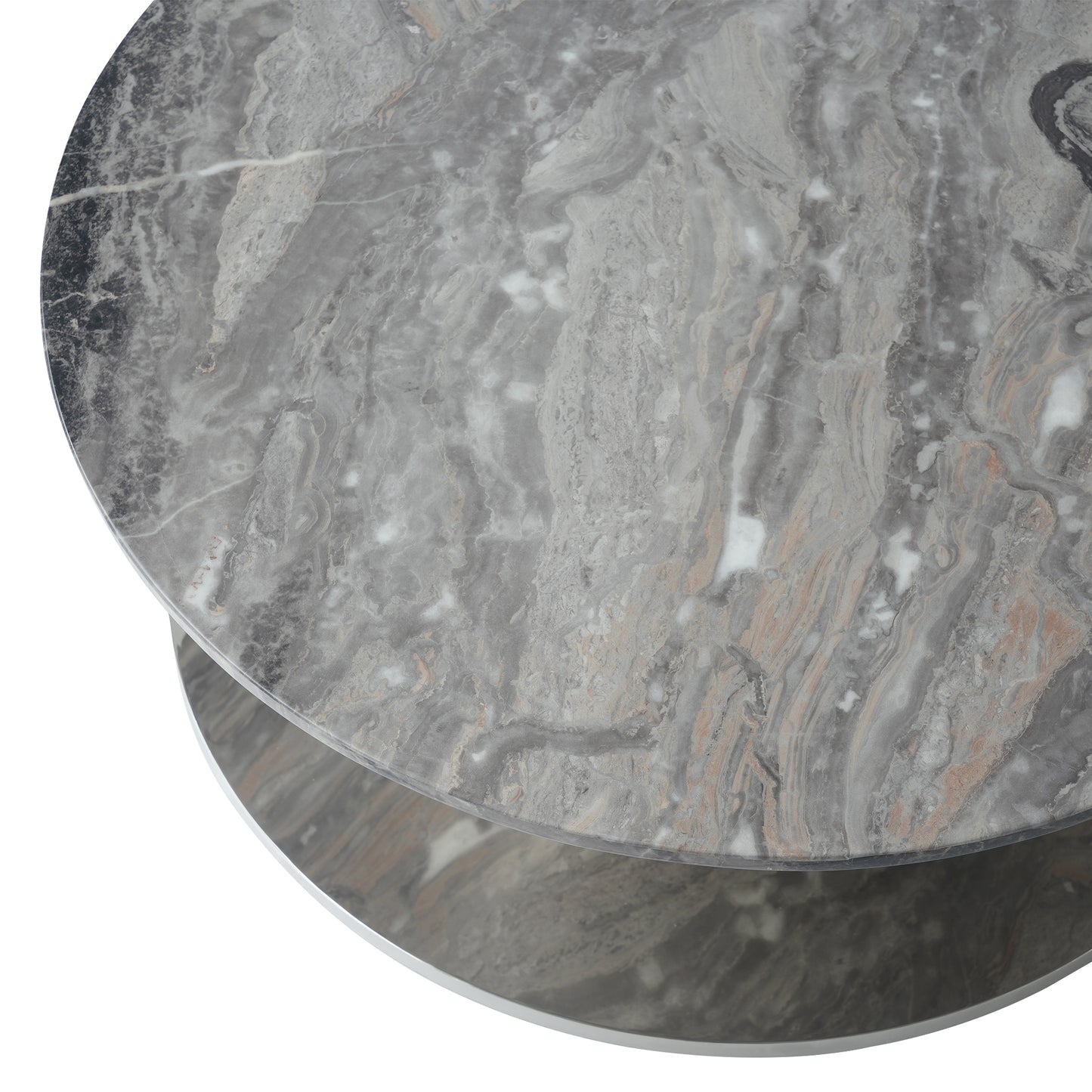 Aurora Wood Round Coffee Table