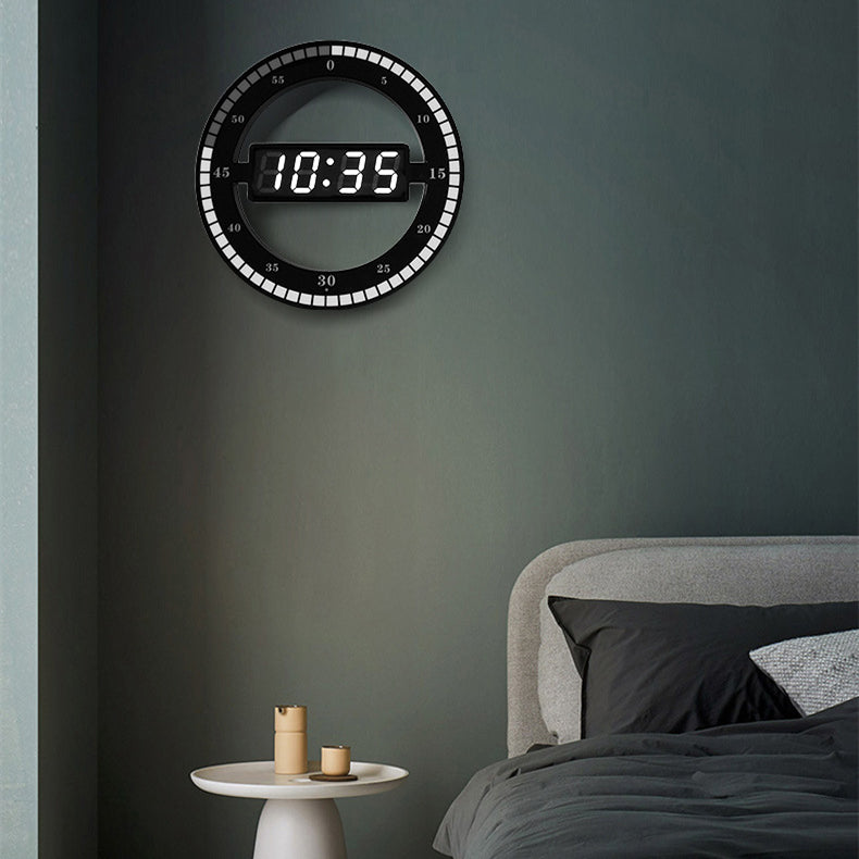 Digital LED wall clock