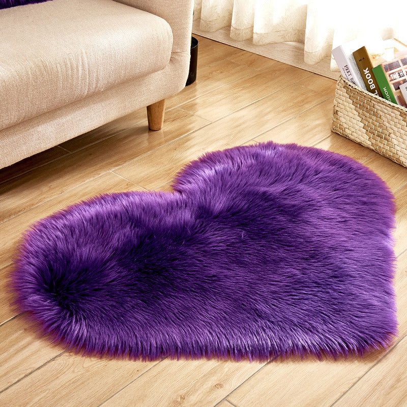 Heart-Shaped Rug