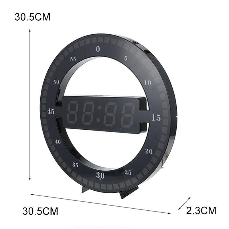 Digital LED wall clock