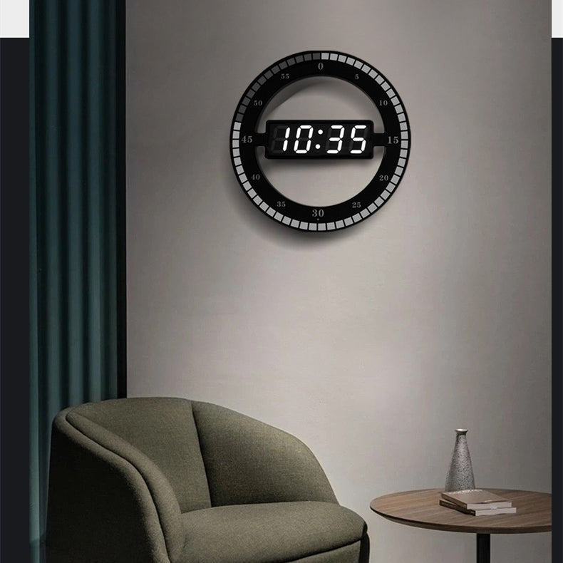 Digital LED wall clock