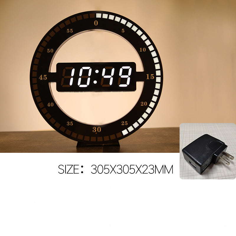 Digital LED wall clock