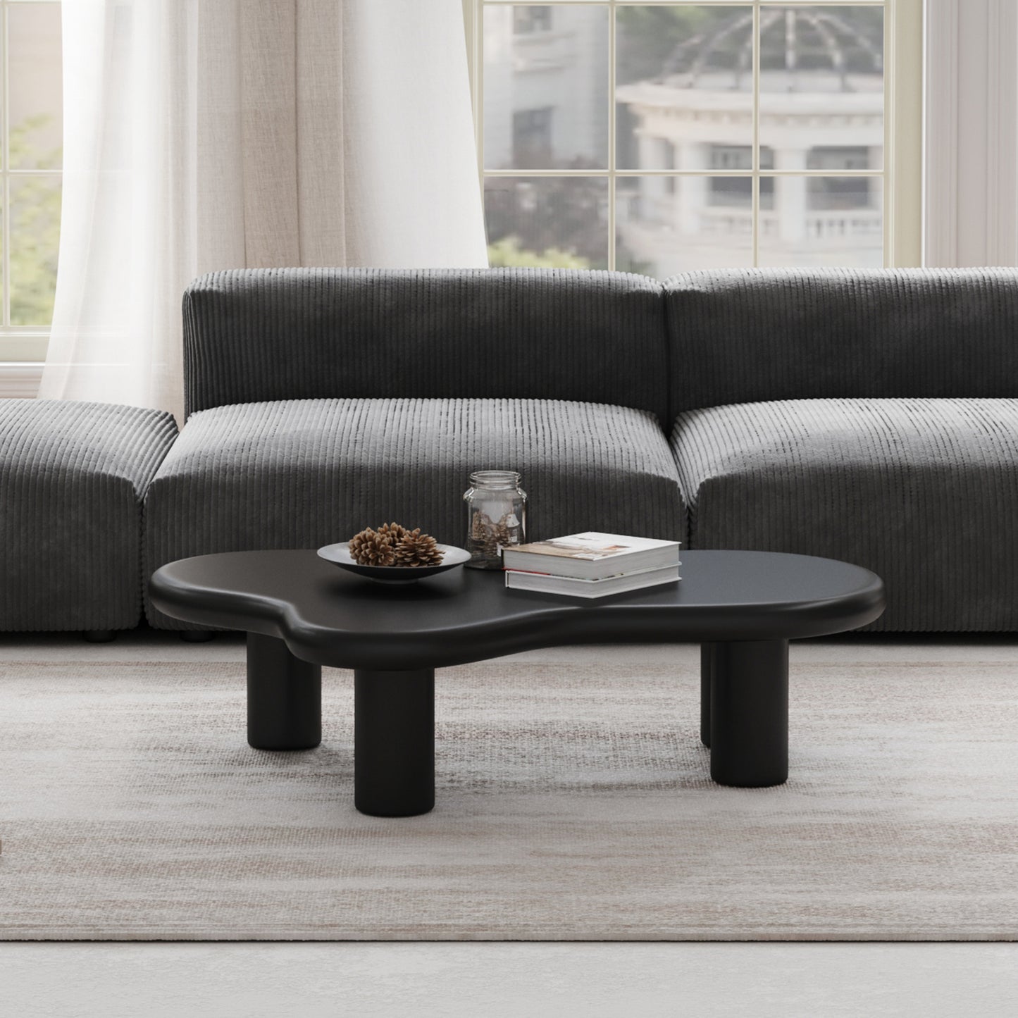 Black Cloud Elegance Coffee Table