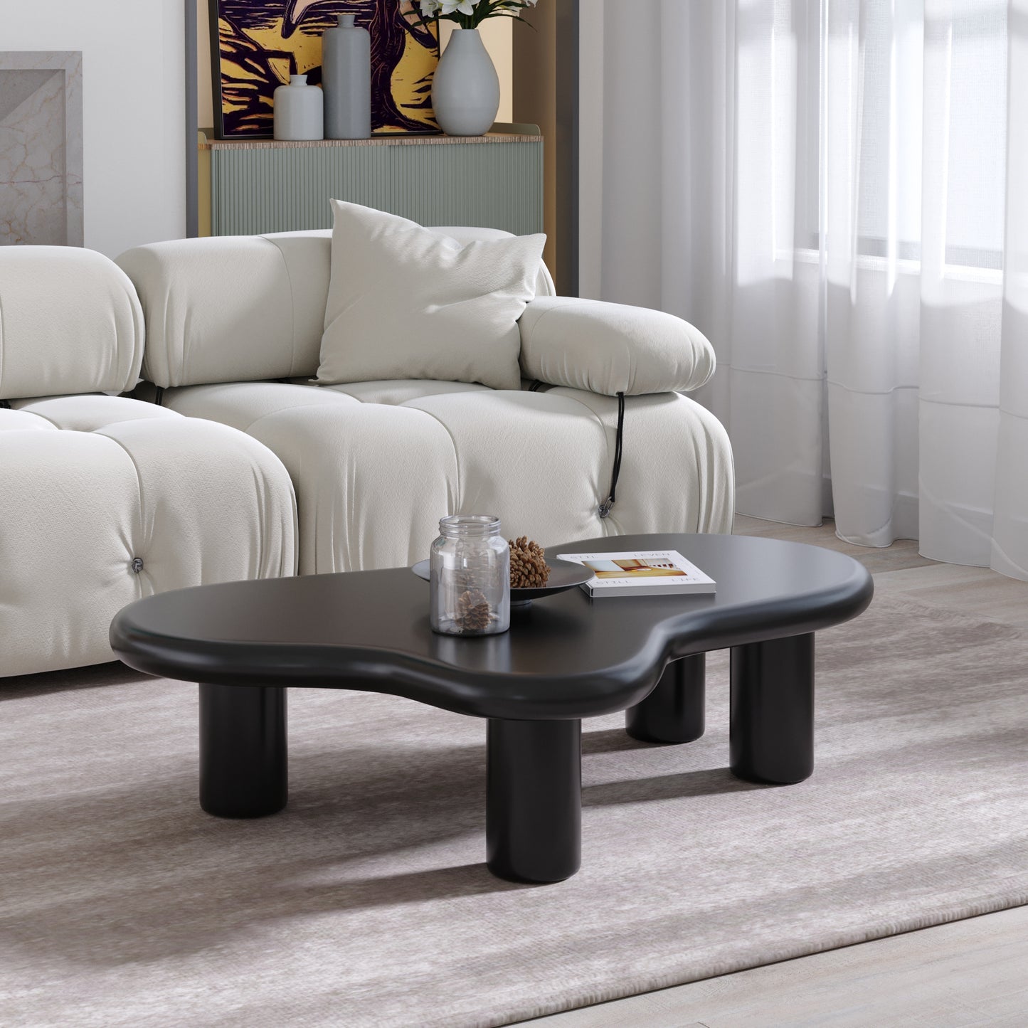 Black Cloud Elegance Coffee Table