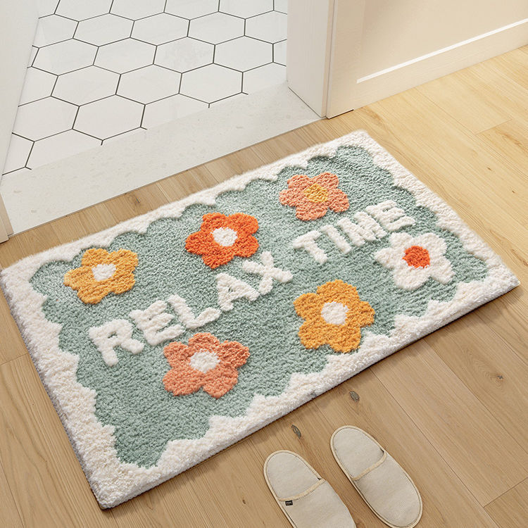 Bathroom Floret Carpet Flower