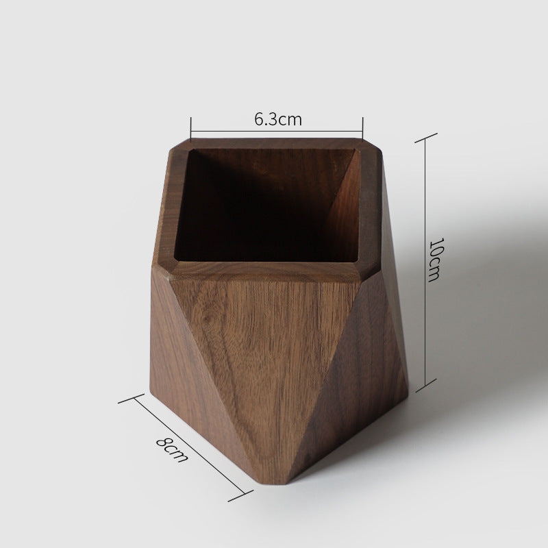 Wooden Pen Holder, Desk Top