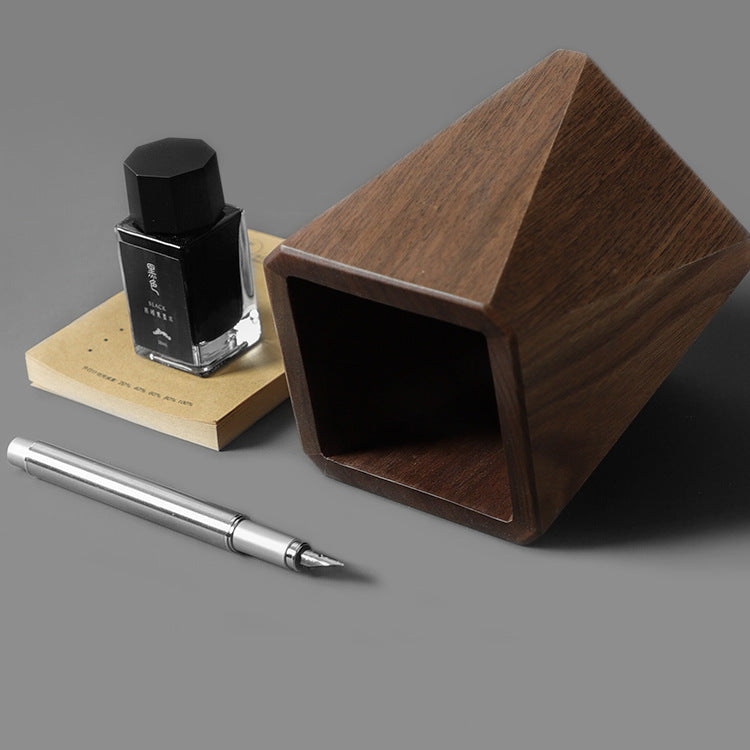 Wooden Pen Holder, Desk Top