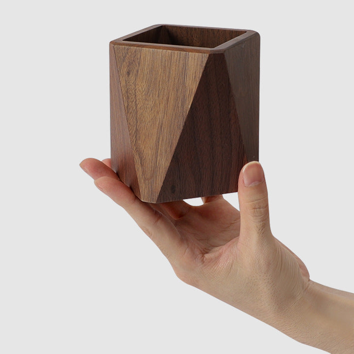 Wooden Pen Holder, Desk Top