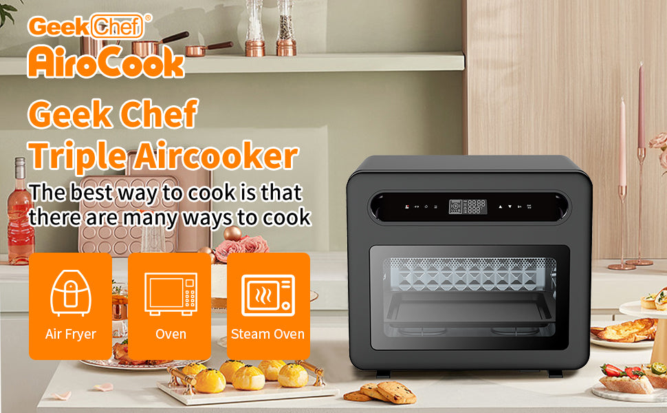 Geek Chef Steam Air Fryer Toaster Oven Combo