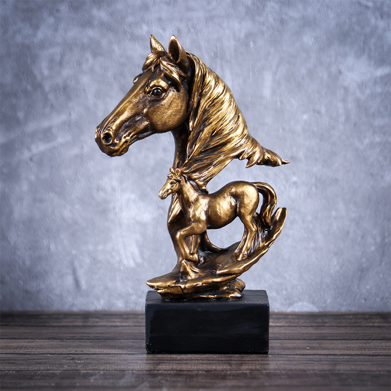 Home Decor Bronze Horse Sculpture