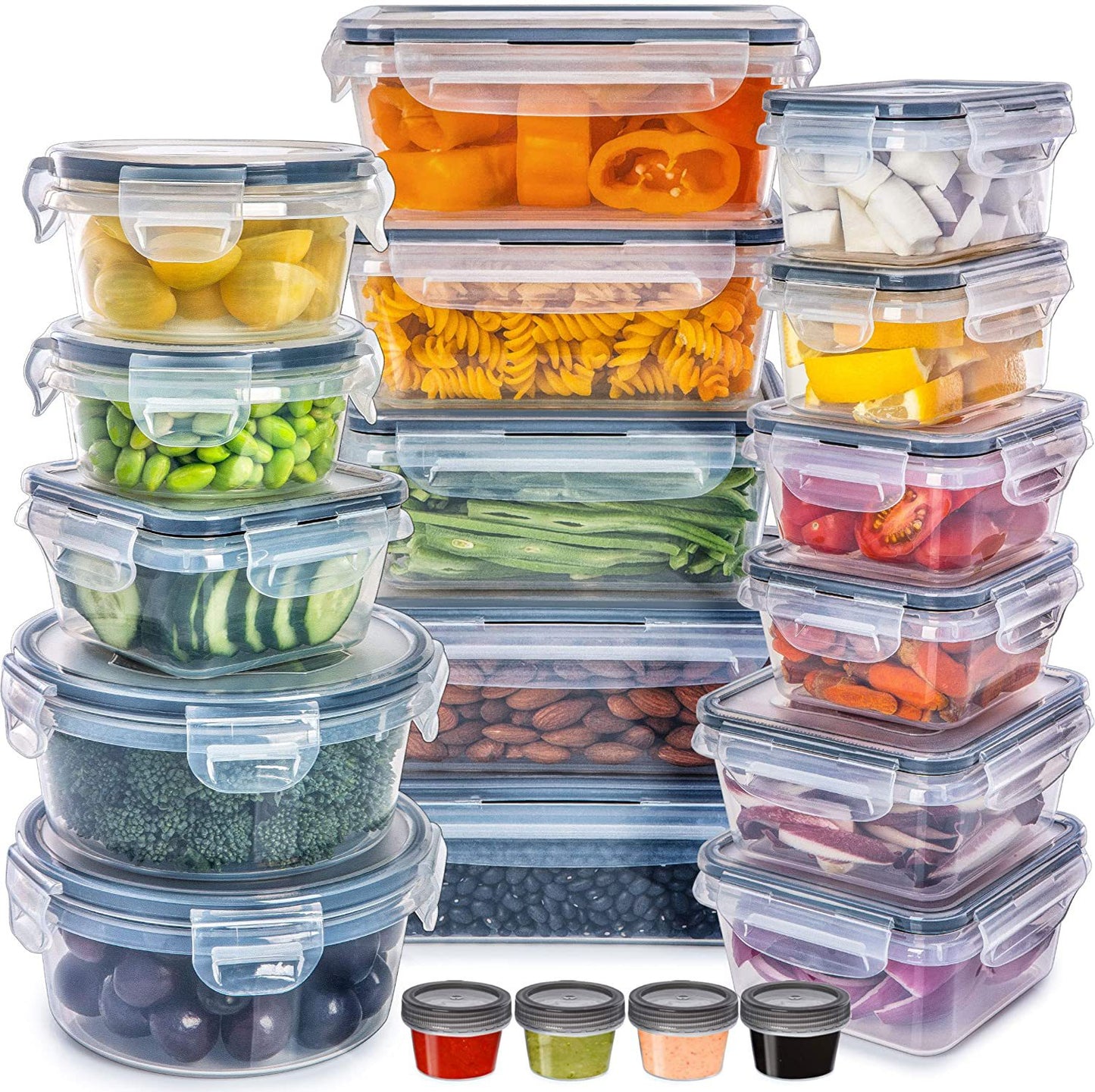 Airtight Plastic Storage Container With Lid